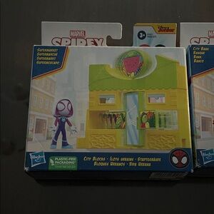 Hasbro marvel Spidey and his amazing fiends City Blocks Playset (complete set)